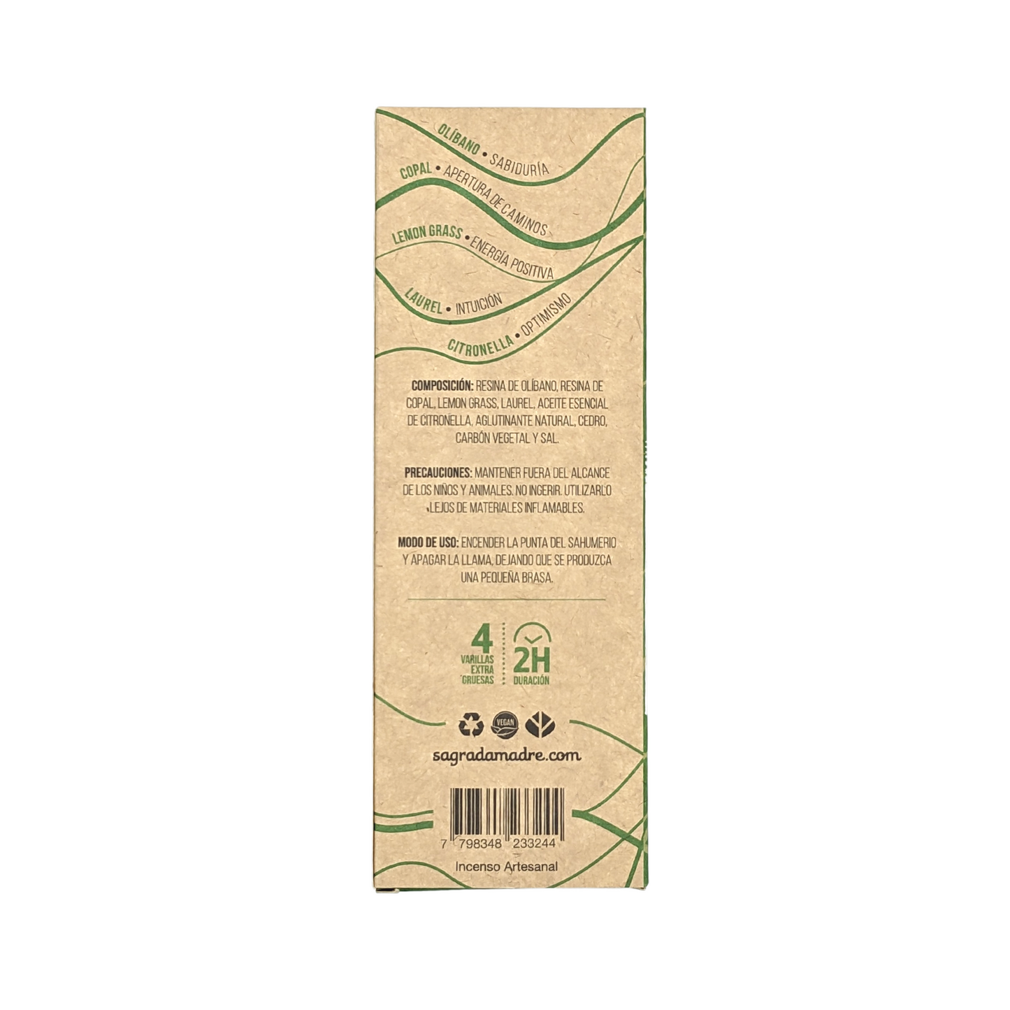 Incenso 100% Natural | Limpeza e Renascer