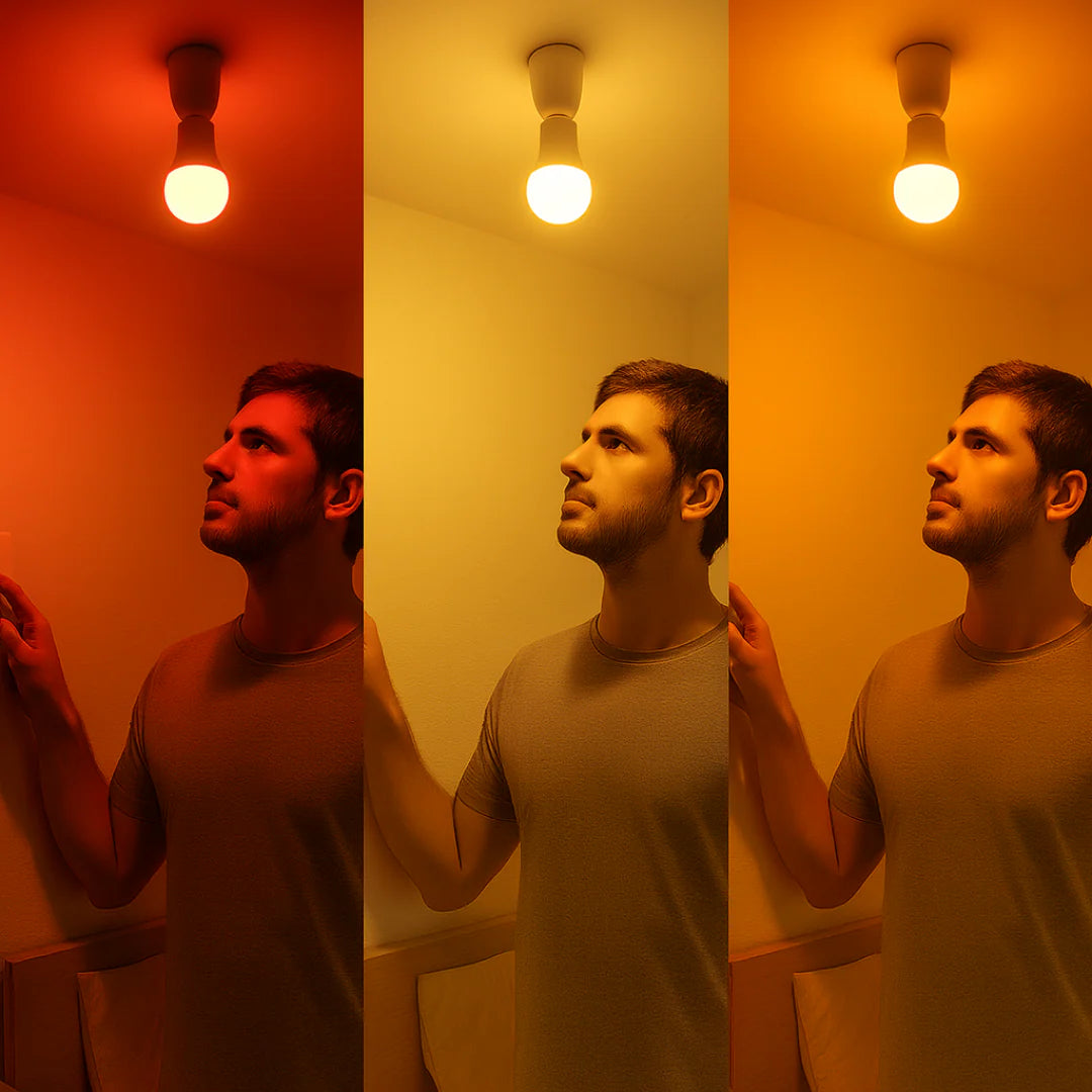 Luz Espectro | Vermelho, Âmbar e Misto