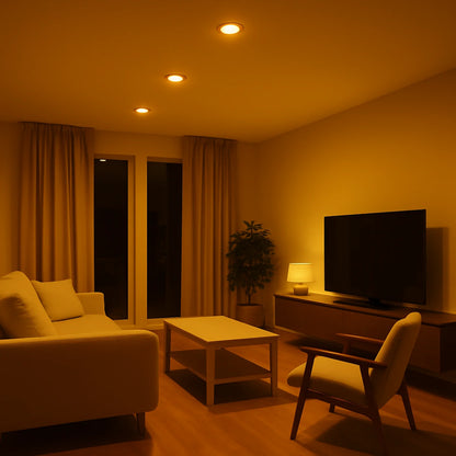 Luz Âmbar | Tecto GU10