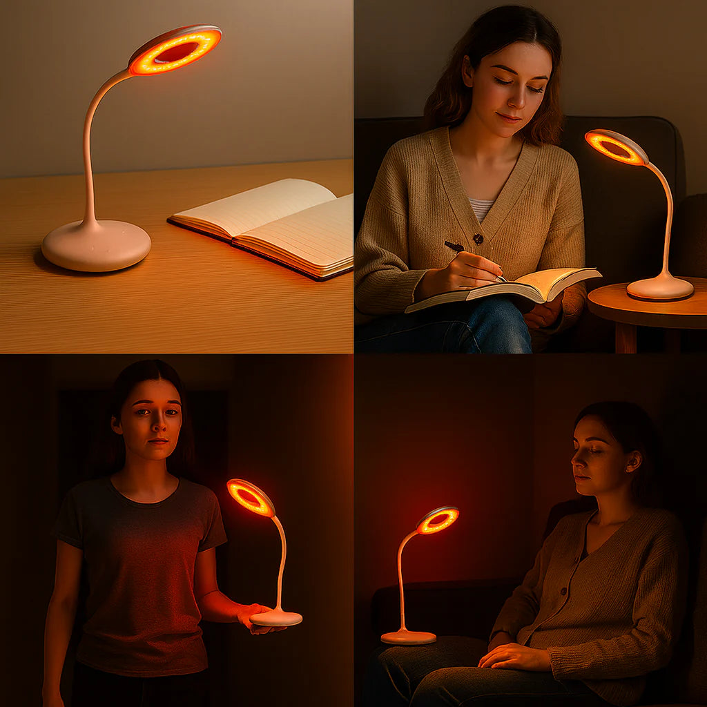 Candeeiro Luz Vermelha | Recarregável